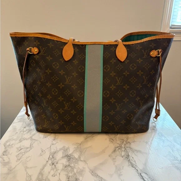 Louis Vuitton Neverfull GM Classic Monogram and Vachetta - Picture 2 of 15